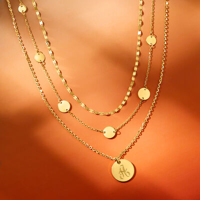 Italian 14kt Yellow Gold Lumachina-Chain Necklace