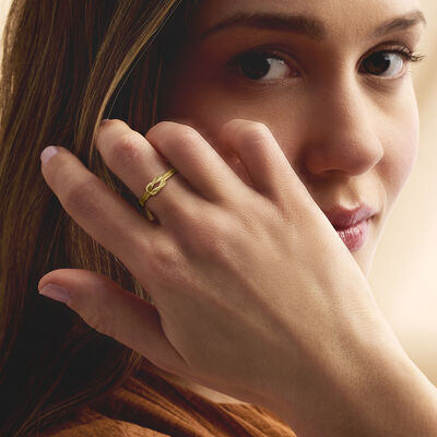 18kt Gold Vermeil Knot Ring