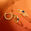 Sapphire-Accented Ring in 14kt Yellow Gold