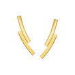 14kt Yellow Gold Mini Double-Curve Ear Climbers