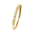 Diamond-Accented Ring in 14kt Yellow Gold